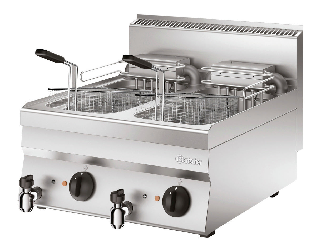 Friteuse 650, L600, 2x10L