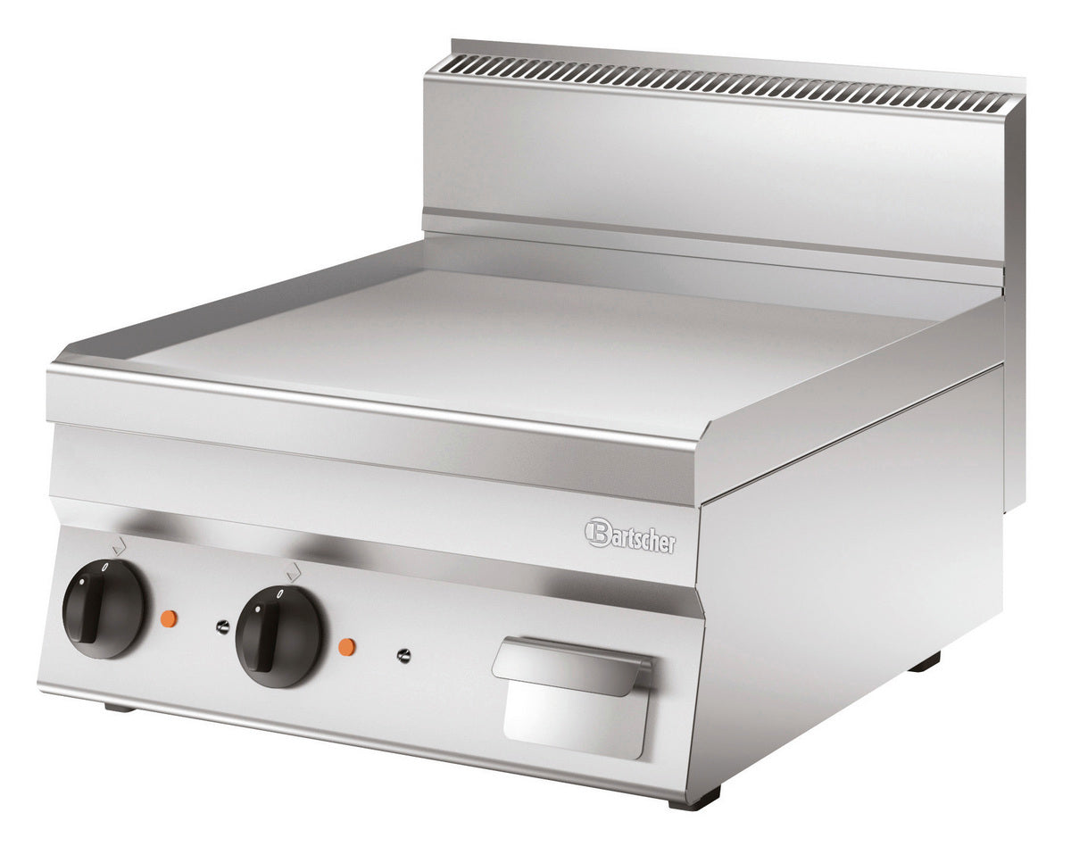 Plaque grill 650, 600E-G, lisse 2 zones