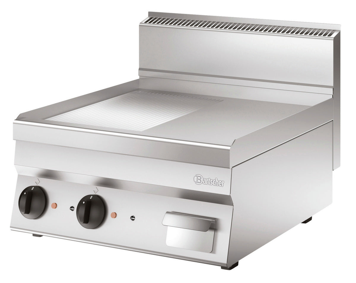 Plaque grill 650, 600E-GR, 1/2+1/2