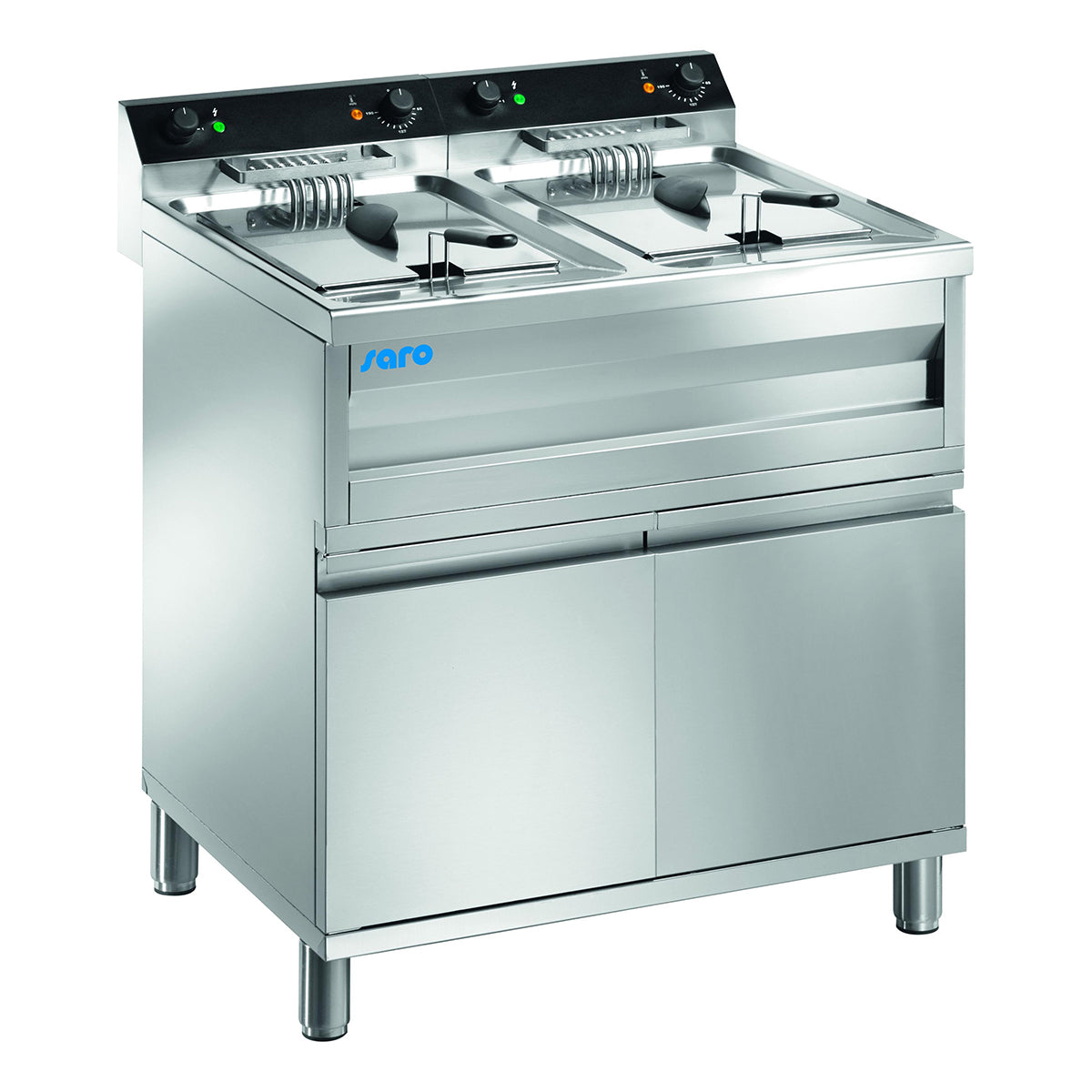 Friteuse sur piètement électrique 2x12L