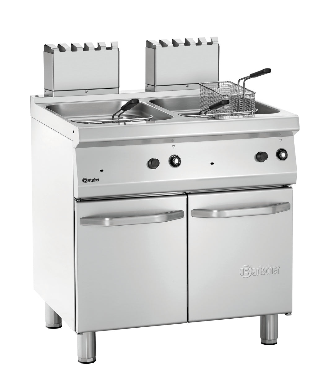 Friteuse gaz 700, L800, 2x15L