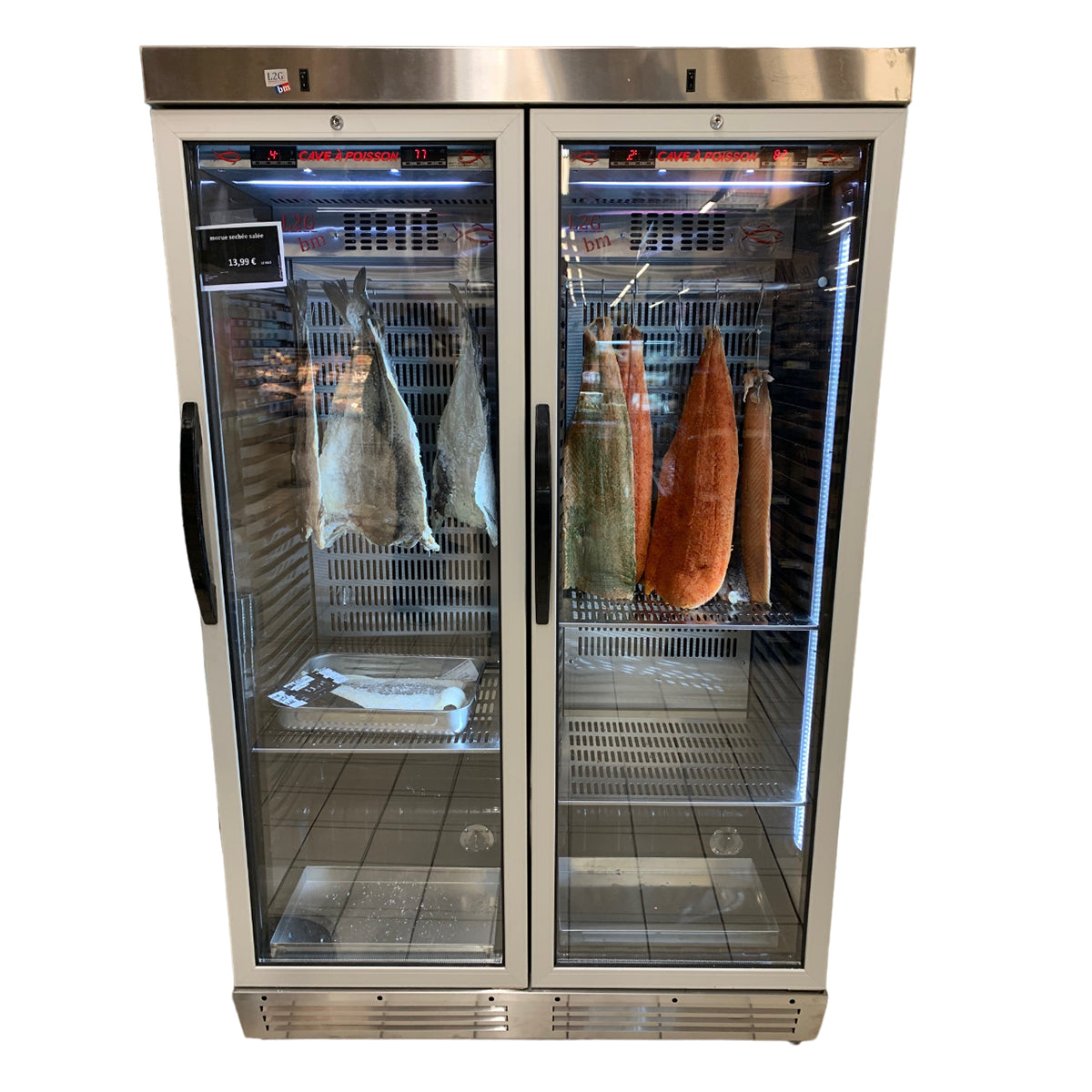 Cave de conservation poissons fumés 2 portes