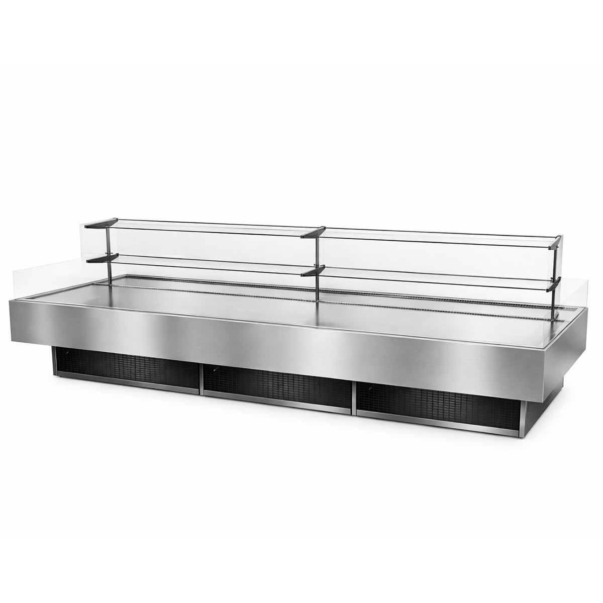 Ilot promo LS, froid ventilé, groupe logé -1/+7°c, 2400x1200