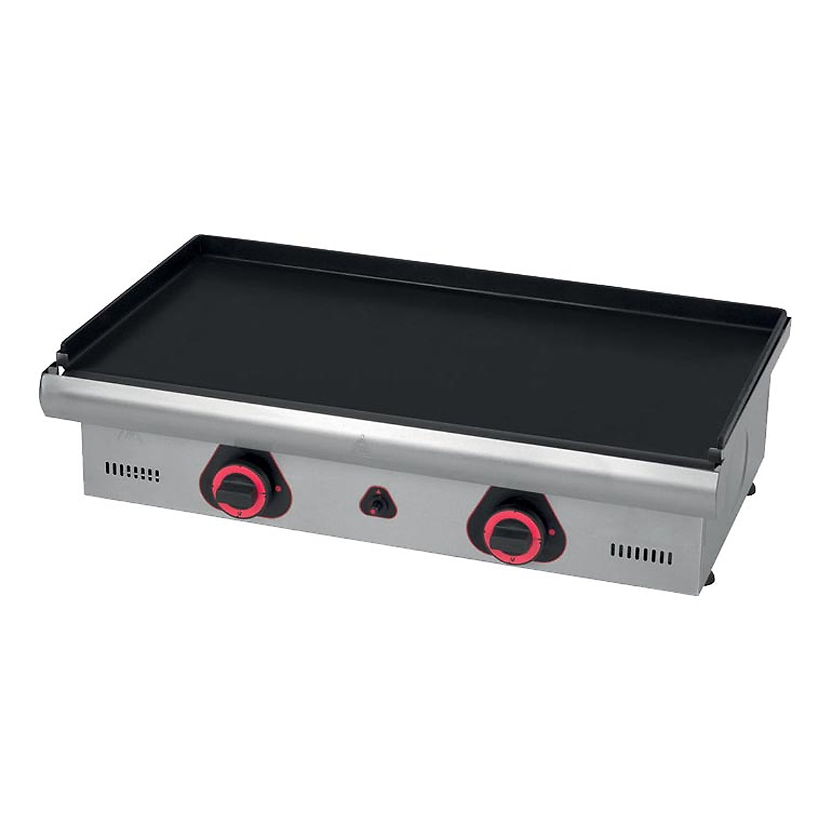 Plancha à snacker gaz plaque en acier bleui 750×390