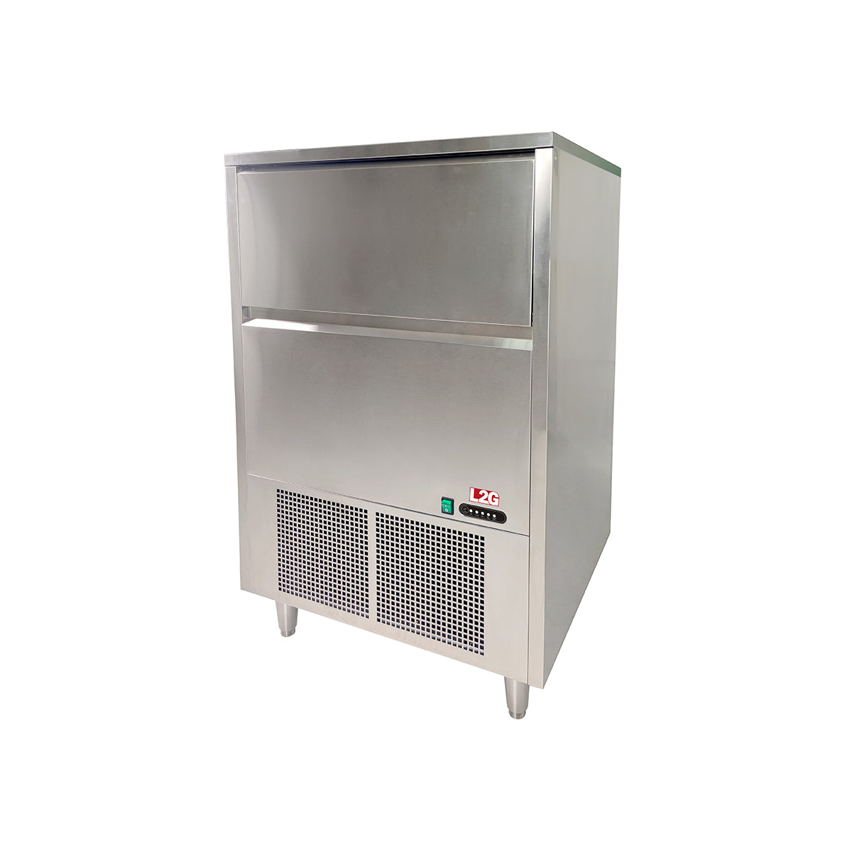 Machine à glaçons creux, cap. 80 kg/24h, réserve 45Kg