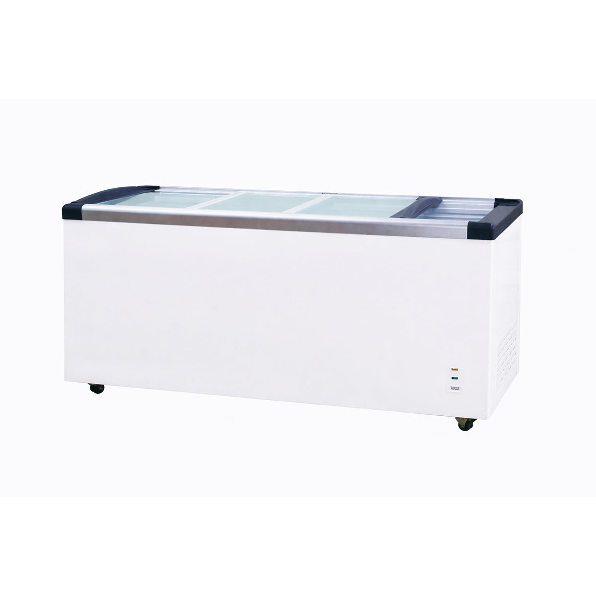 Congélateur bahut portes coulissantes, 4 paniers -18/-22°c