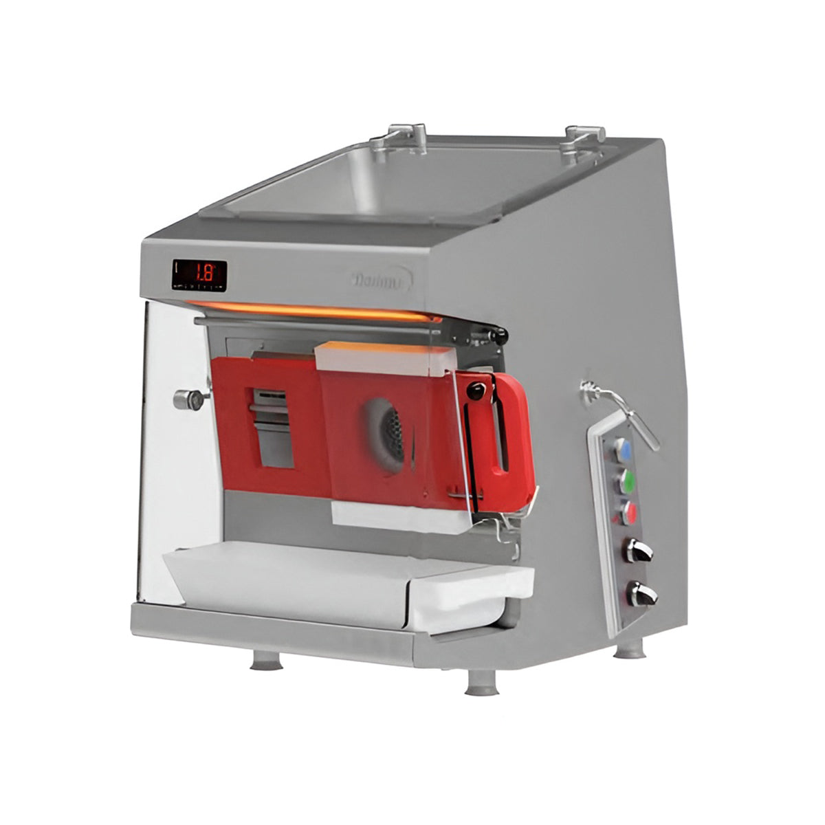 SETNA - Hachoir réfrigéré avec reconstituteur 82mm Double coupe 3mm Triphasé