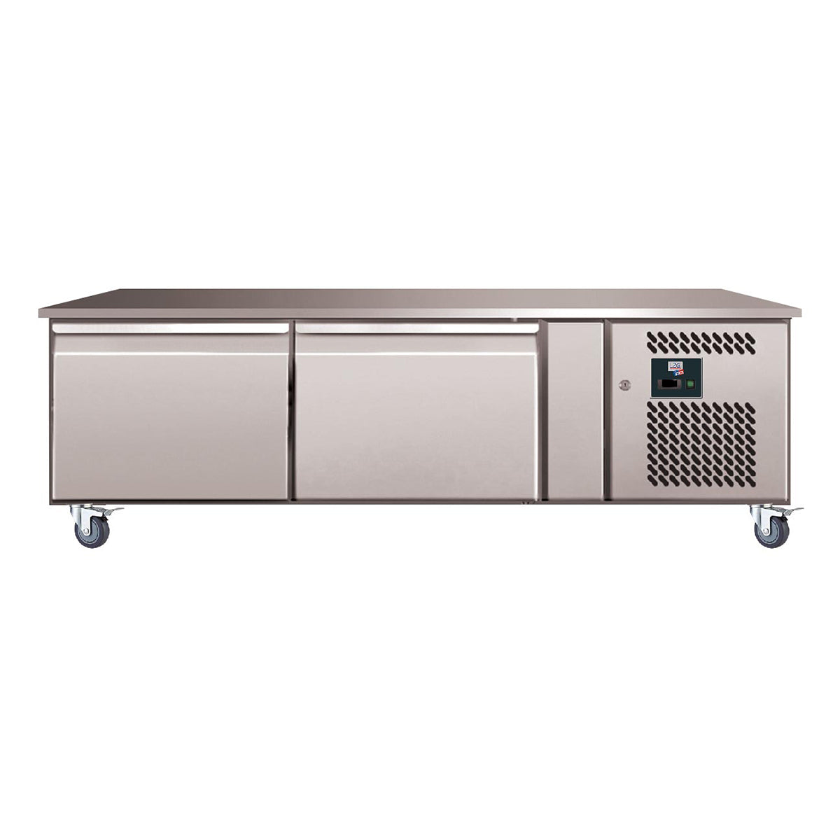 Soubassement réfrigéré, 2 portes, -2/+8°c