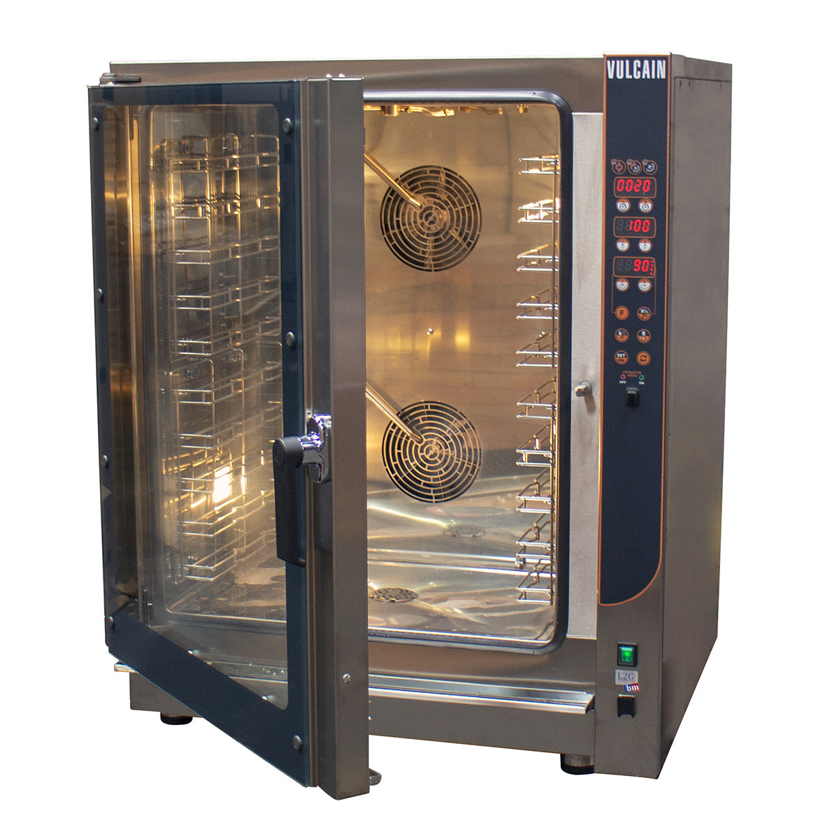 Four électrique mixte VULCAIN, auto-nettoyant, 10 niv. GN1/1