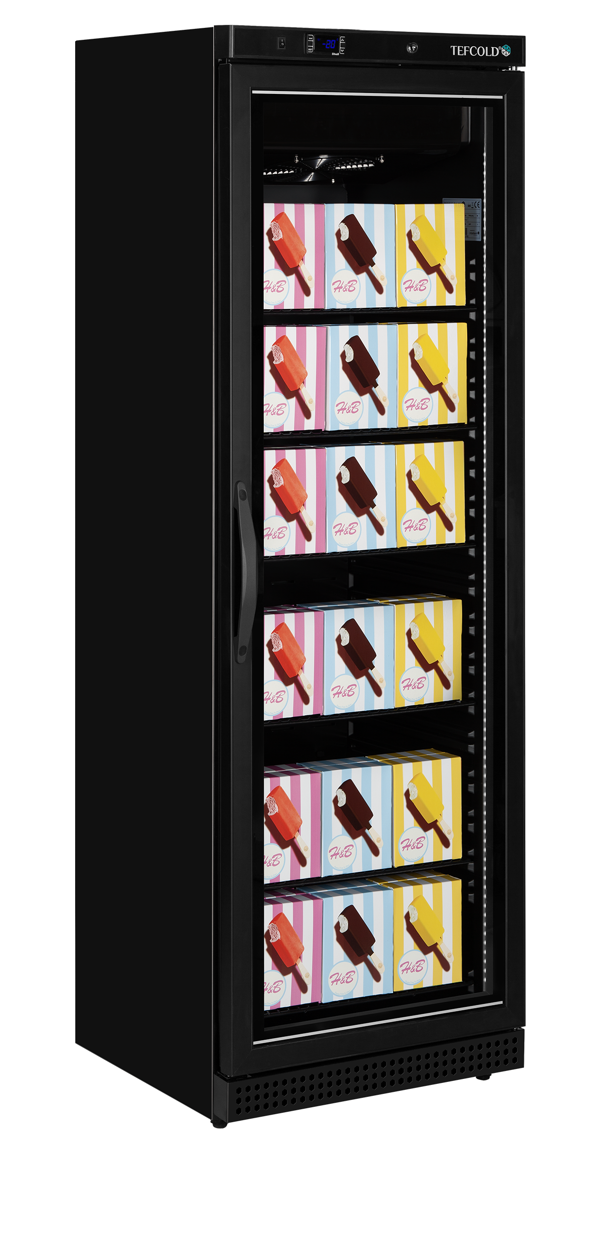 Congélateurs verticaux de vitrine UF400VGB