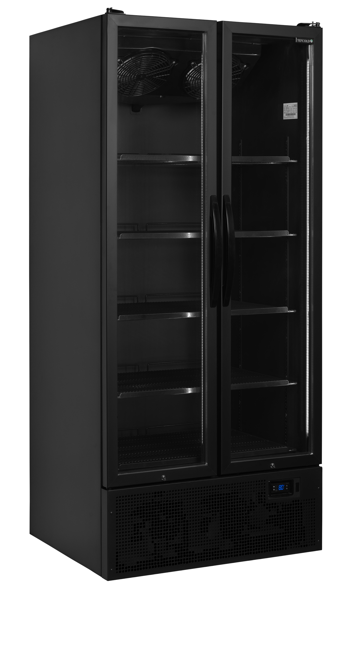 Vitrine réfrigérée noire FS890H BLACK
