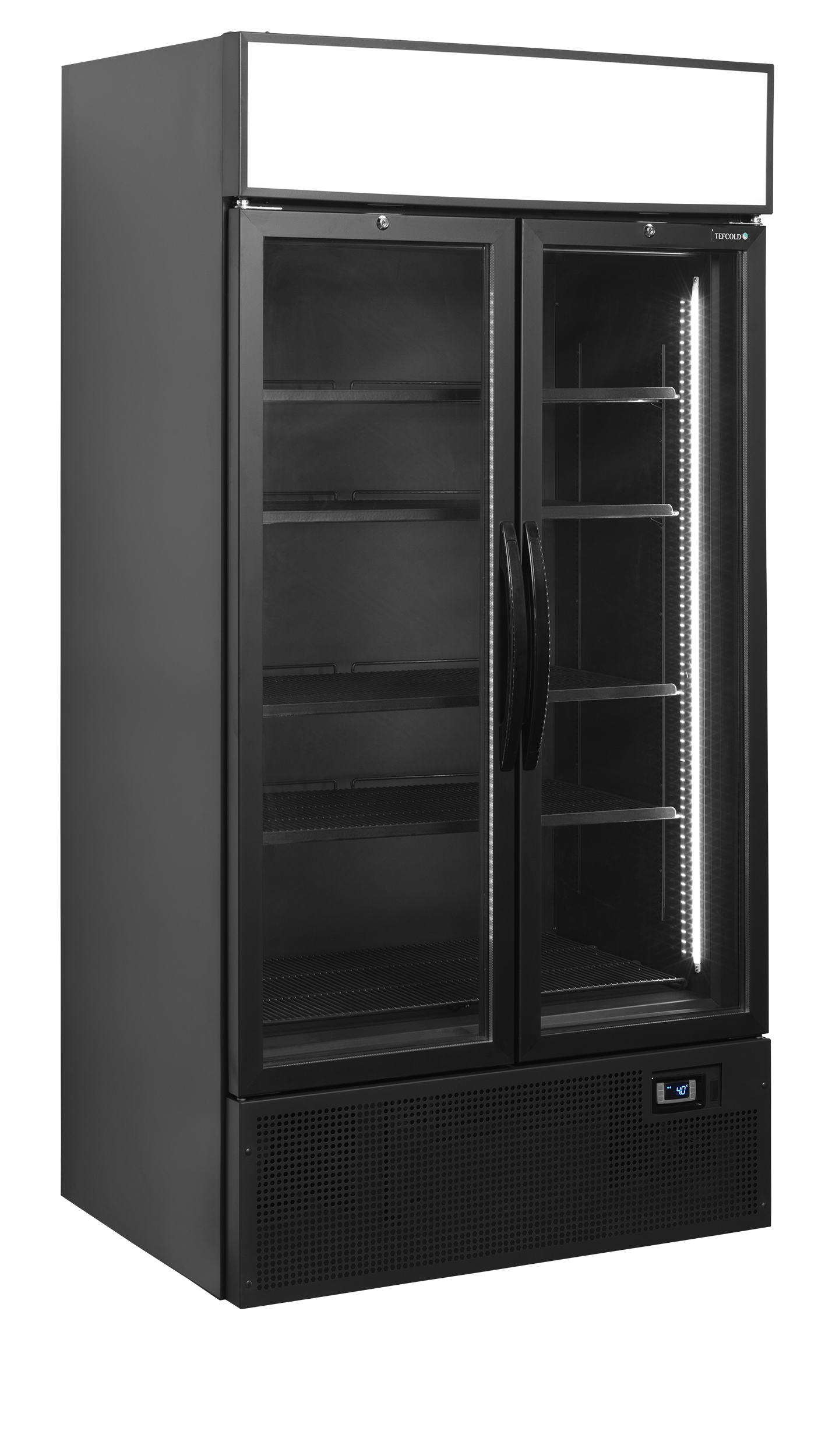 Vitrine réfrigérée noire FSC1000H BLACK