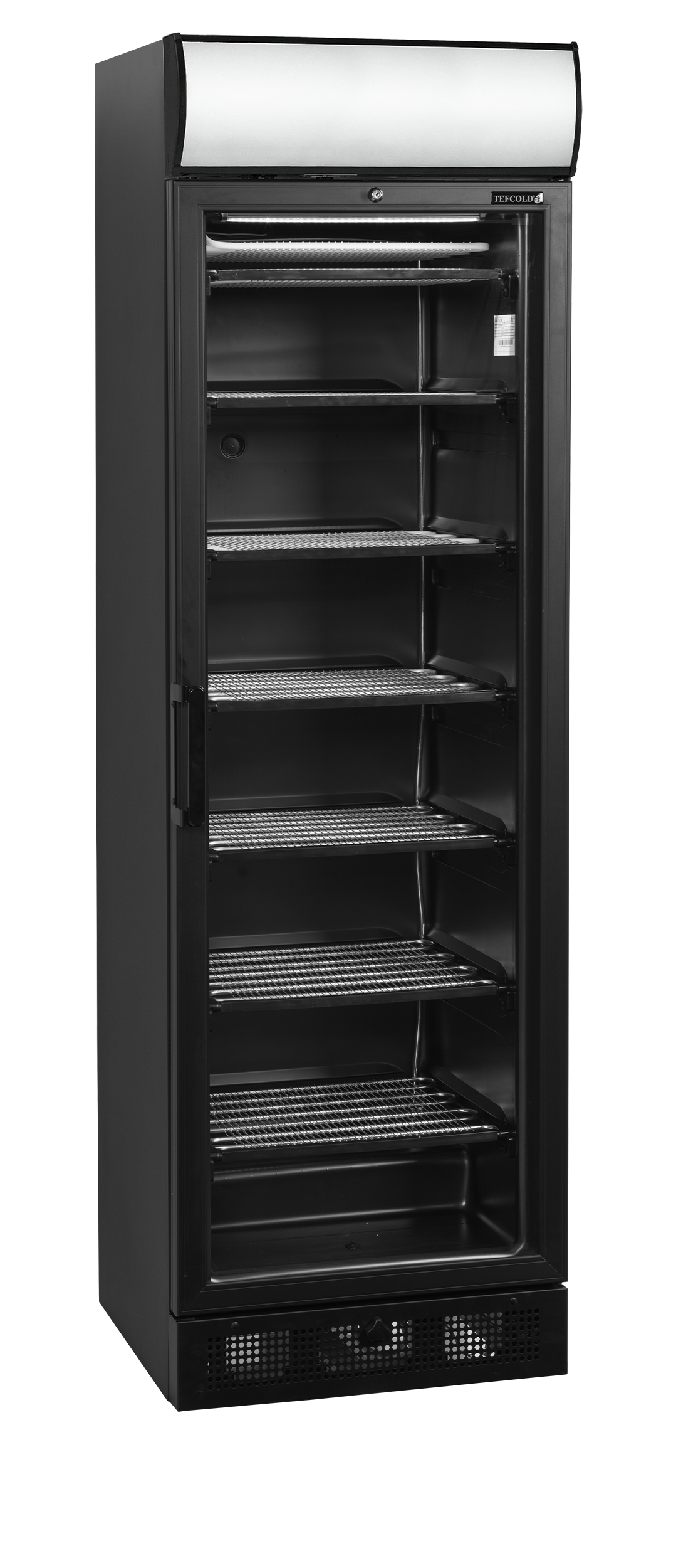 Congélateur vitré noir UFSC371GCP Black