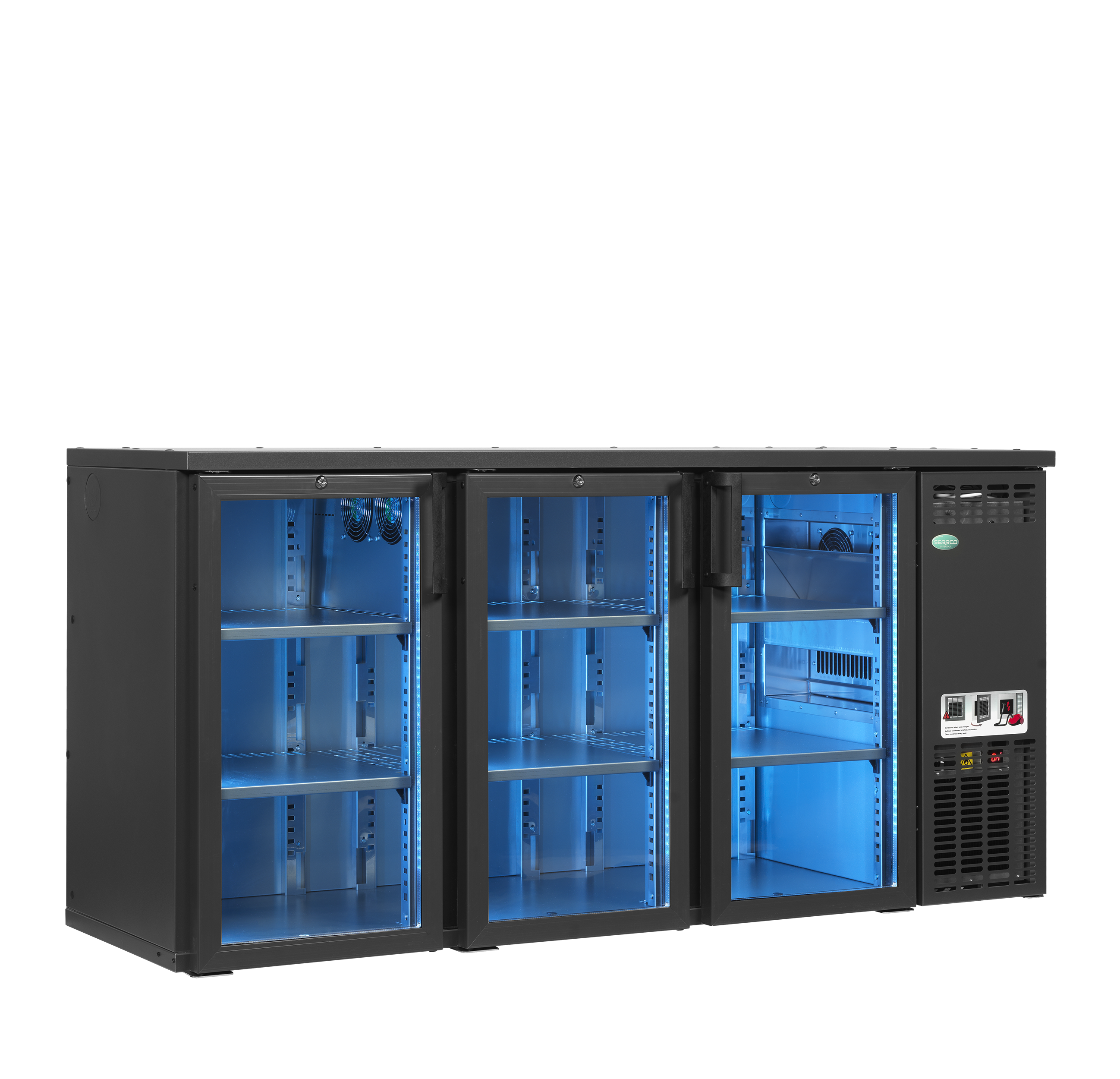 Arrière-bar réfrigéré haut de gamme SCL-222GMU+