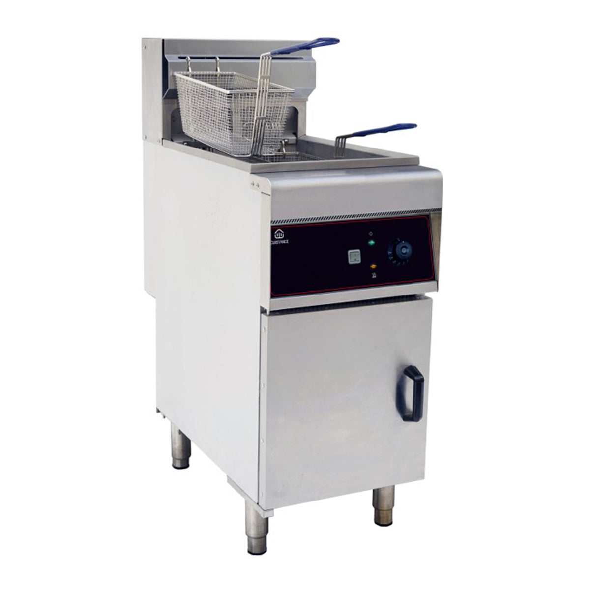 Friteuse électrique sur coffre 2 paniers 28L