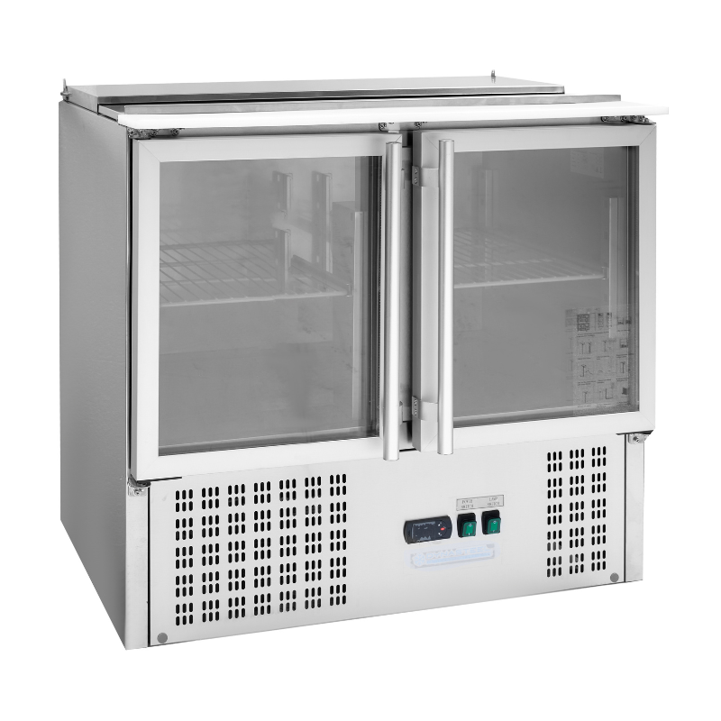 Saladette Compacte 2 Portes  - Avec Couvercle coulissant DLSH900