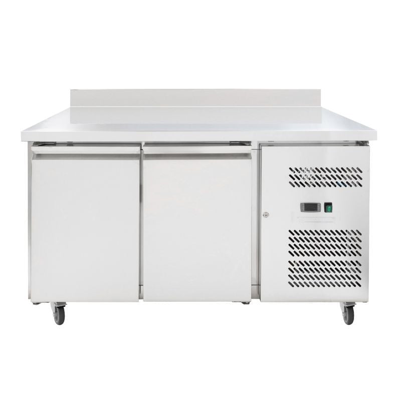 Table Réfrigérée 2 Portes GN1/1 - Profondeur 700 avec Dosseret DLGNH2100TNS