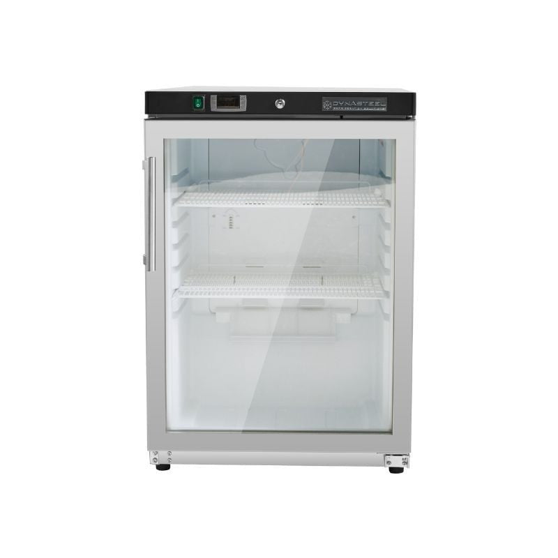 Mini Armoire Réfrigérée 200 L - Positive Vitrée Inox DLSR20GS