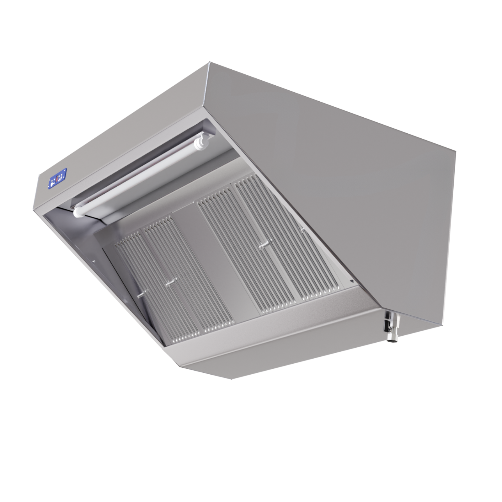 Hotte Snack Complète 900 -  Longueur 1200 - Avec Moteur, Led et Variateur DLHD912D