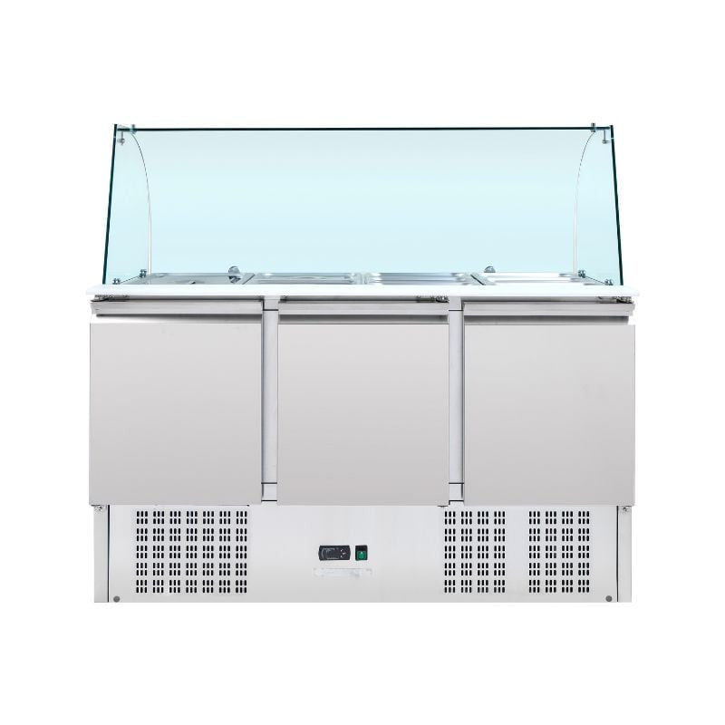 Saladette Réfrigérée 4 GN 1/1 - 3 Portes DLSH903CG