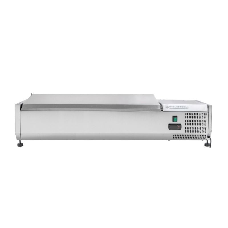 Saladette Réfrigérée à Poser Couvercle Inox - 5 x GN 1/4 DLVRX1200/330SS