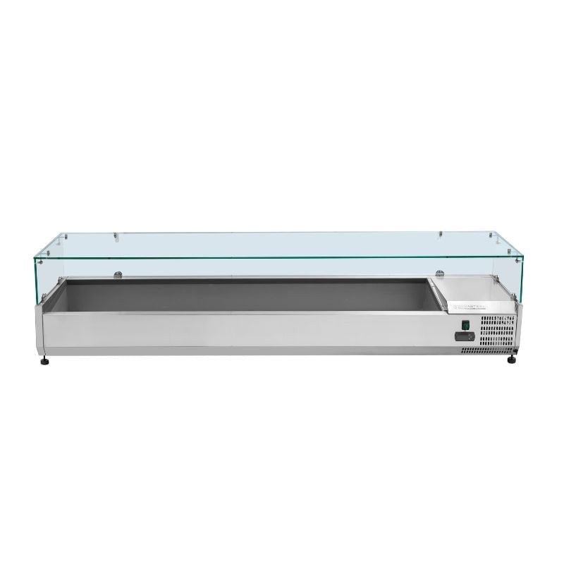 Saladette Réfrigérée à Poser Vitrée - 9 x GN 1/3 DLVRX2000/380