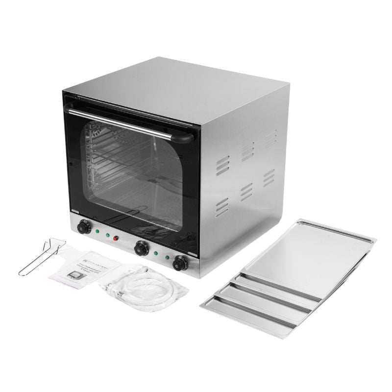 Four Professionnel à Convection avec Grill & Vapeur - 2600 W DLOCGS4P2
