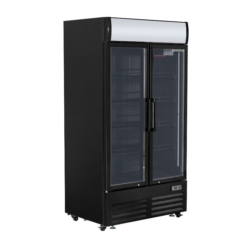 Vitrine à Boissons Réfrigérée - 2 Portes -  736 L avec Canopy DLRDC736LC